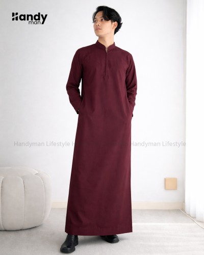 Indonesian Viral Thob Maroon Colour